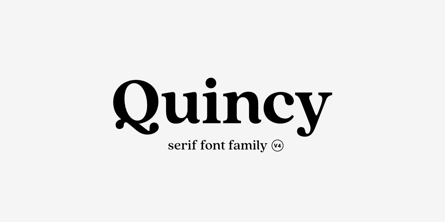 Шрифт Quincy CF
